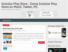 Tablet Screenshot of instalarplaystore.com